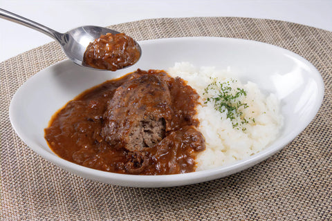 【数量限定】白金矢澤精肉店　ハンバーグハヤシ(1食分)