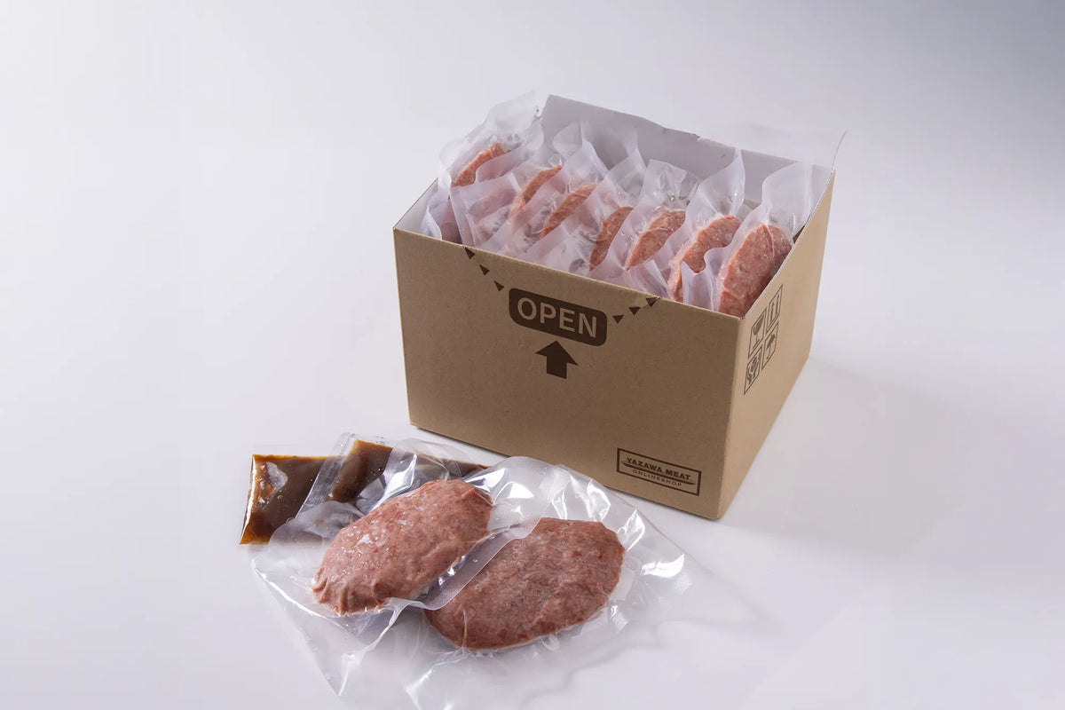 【お得なまとめ買いセット】ミート矢澤 黒毛和牛100％ フレッシュハンバーグ 10食【冷凍】
