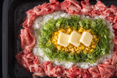 【焼肉のたれ付き】白金矢澤精肉店 黒毛和牛 ペッパーライスセット