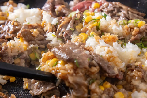 【焼肉のたれ付き】白金矢澤精肉店 黒毛和牛 ペッパーライスセット