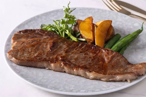 白金矢澤精肉店厳選　黒毛和牛 サーロイン ＆ ランプ ステーキセット